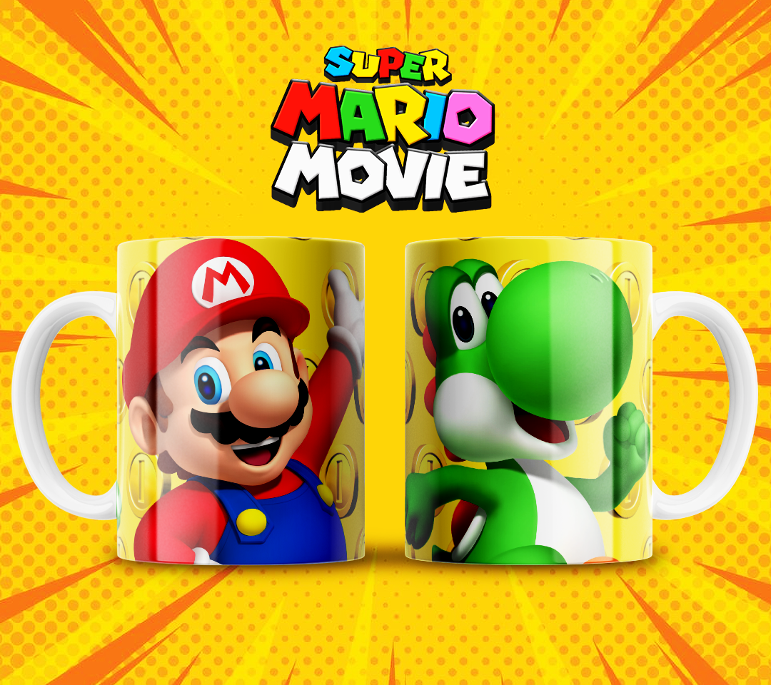 8 Tazas Super Mario Movie