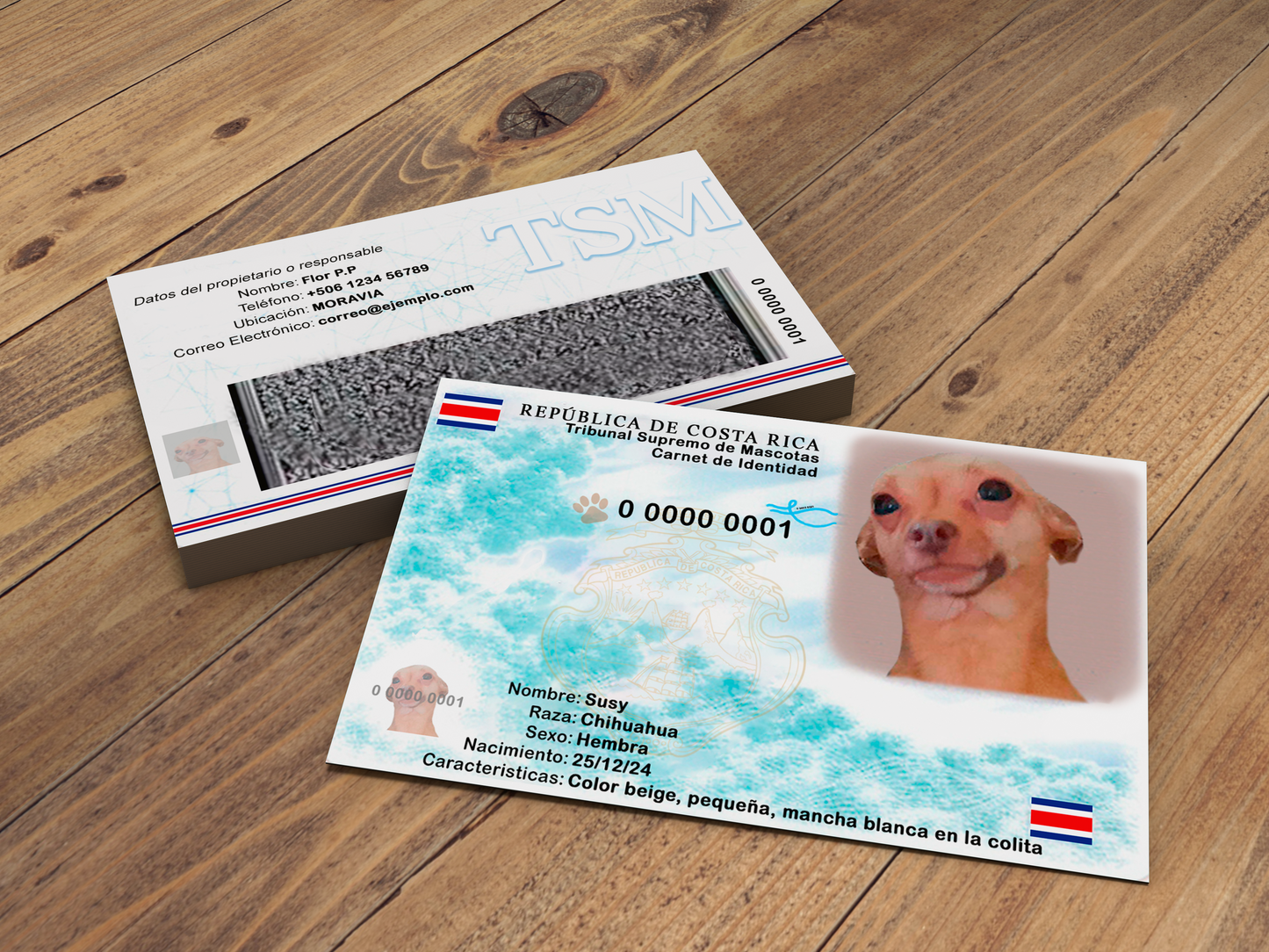 Pet Supreme Court ID Card