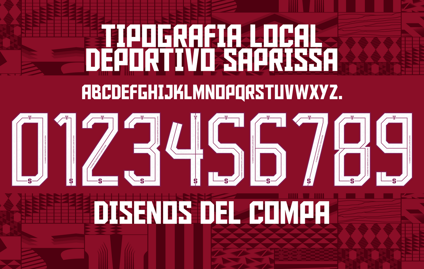 Local Typography 24/25 Deportivo Saprissa