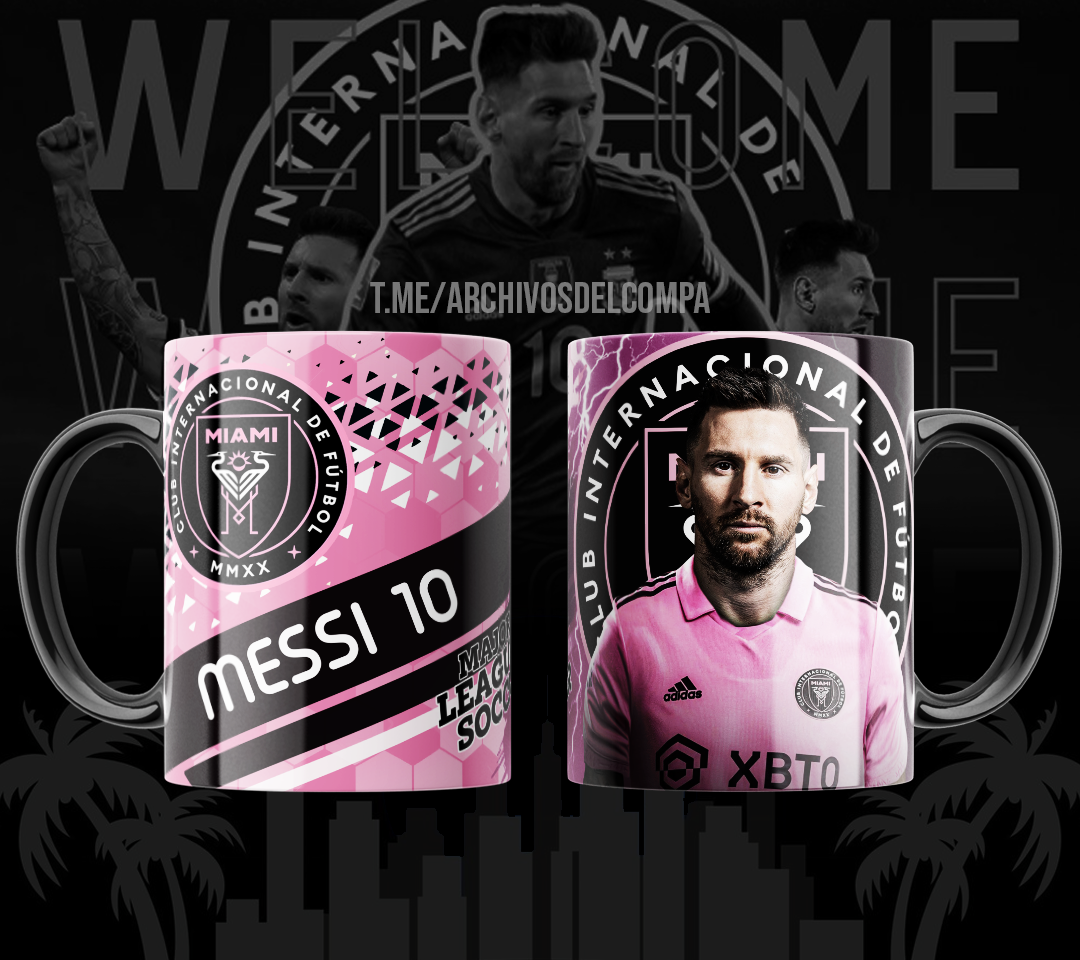 15 Tazas Leonel Messi / Inter Miami