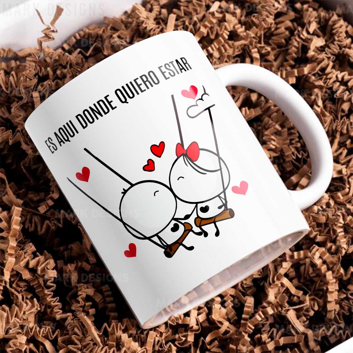 8 Tazas con frases románticas