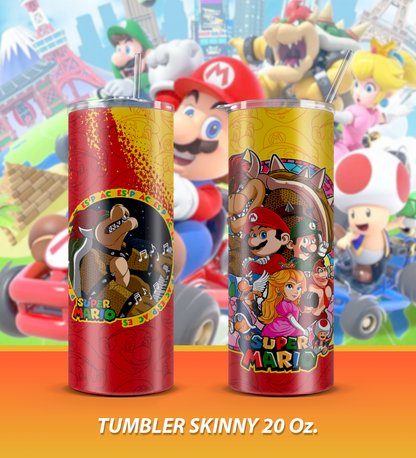 6 Tumbler Mario Bros Varios
