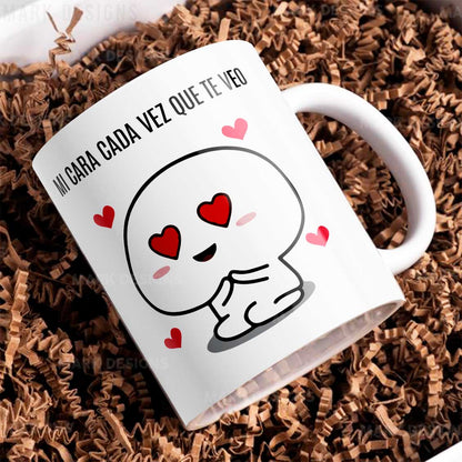 8 Tazas con frases románticas