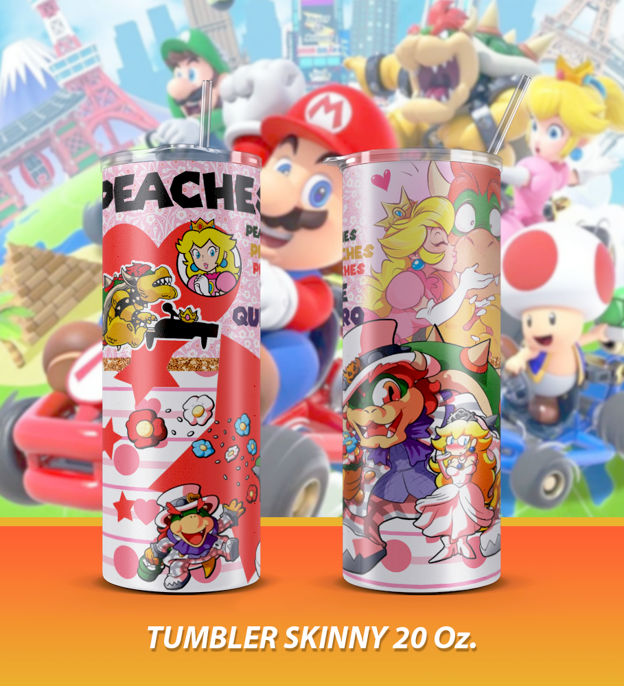 6 Tumbler Mario Bros Varios