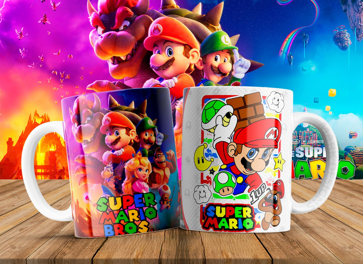 13 Tazas Mario Movie