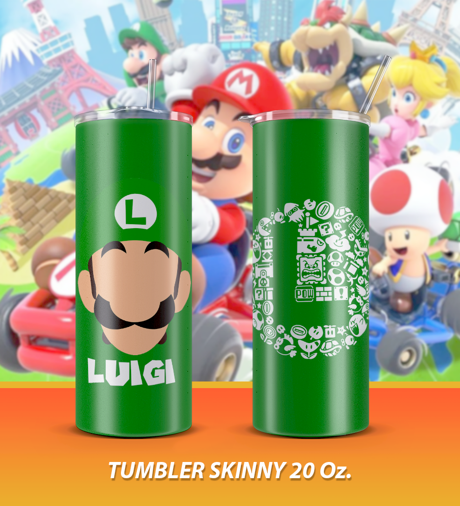 6 Tumbler Mario Bros Varios