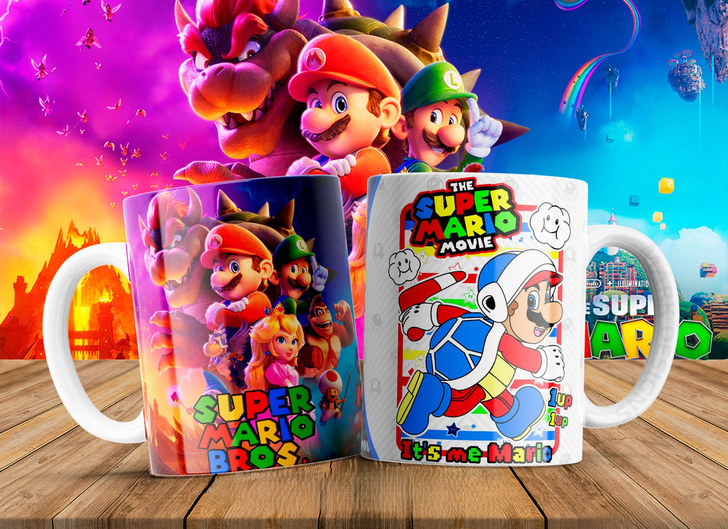 13 Tazas Mario Movie