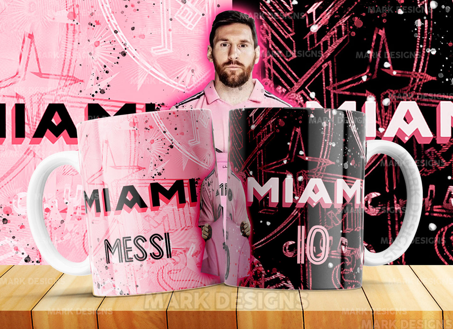 9 Tazas Leonel Messi / Inter Miami