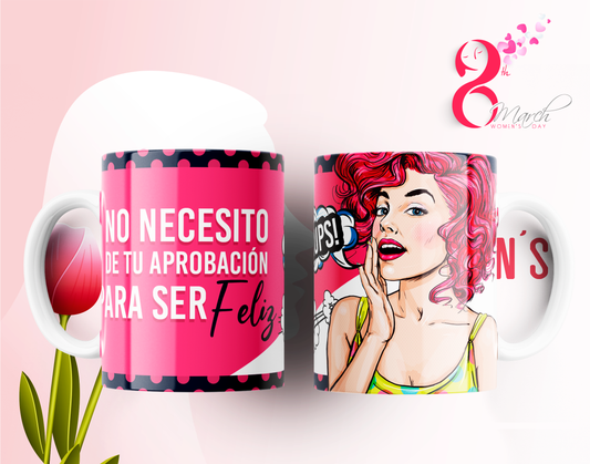 14 Tazas Día de la Mujer frases