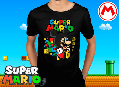 16 Camisas Mario Monedas