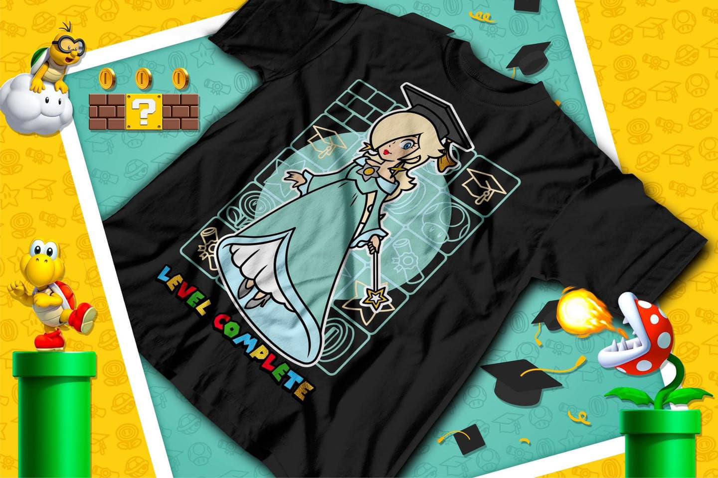 10 Camisas Mario Bros Graduados