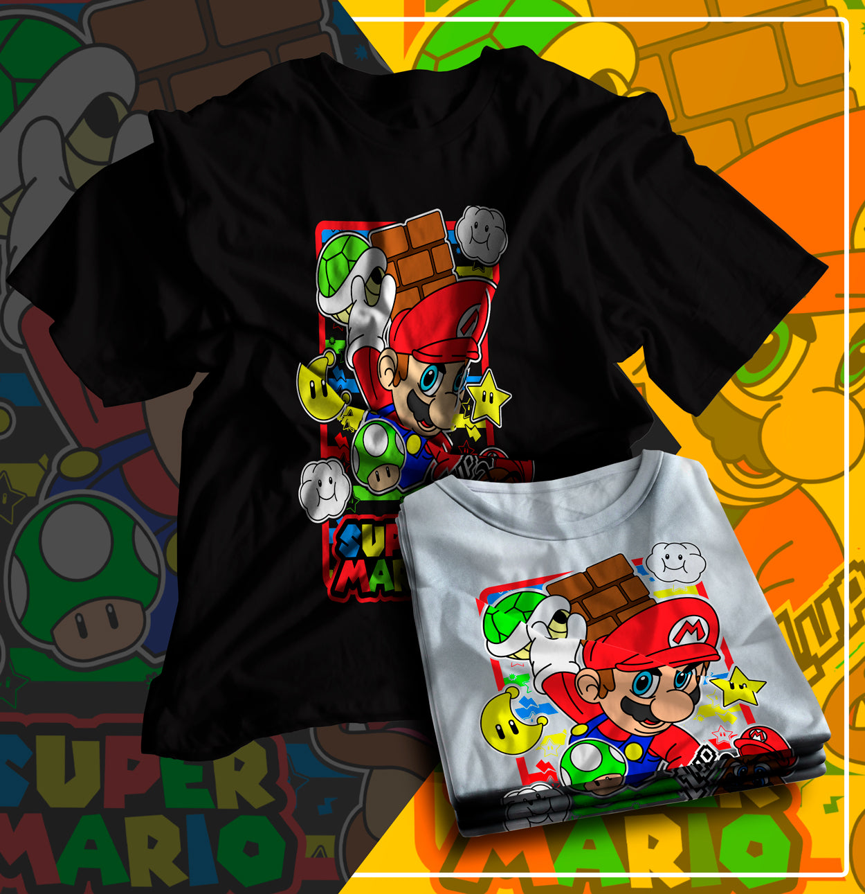 16 Camisas Mario Movie
