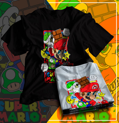 16 Camisas Mario Movie
