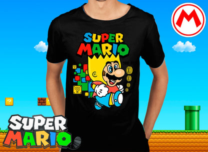 16 Camisas Mario Monedas