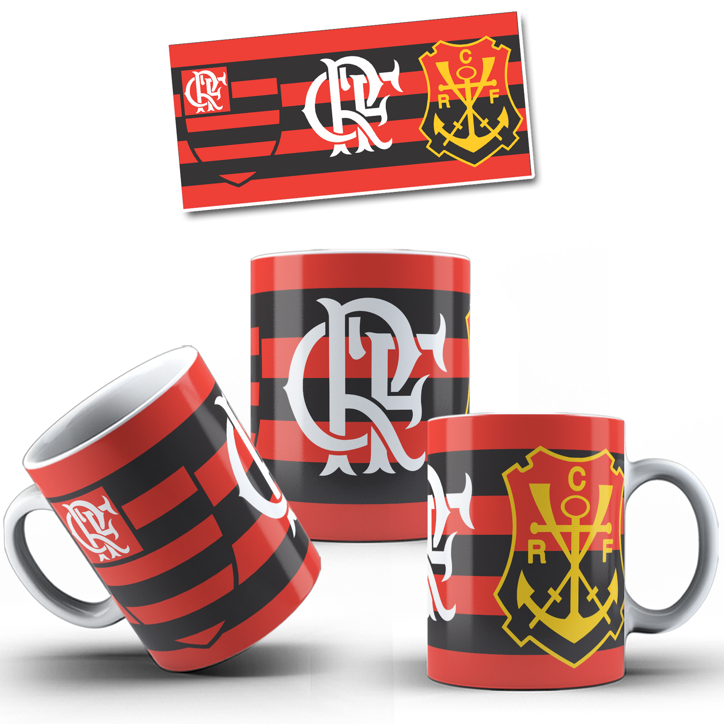 30 Tazas Futbol Brasil