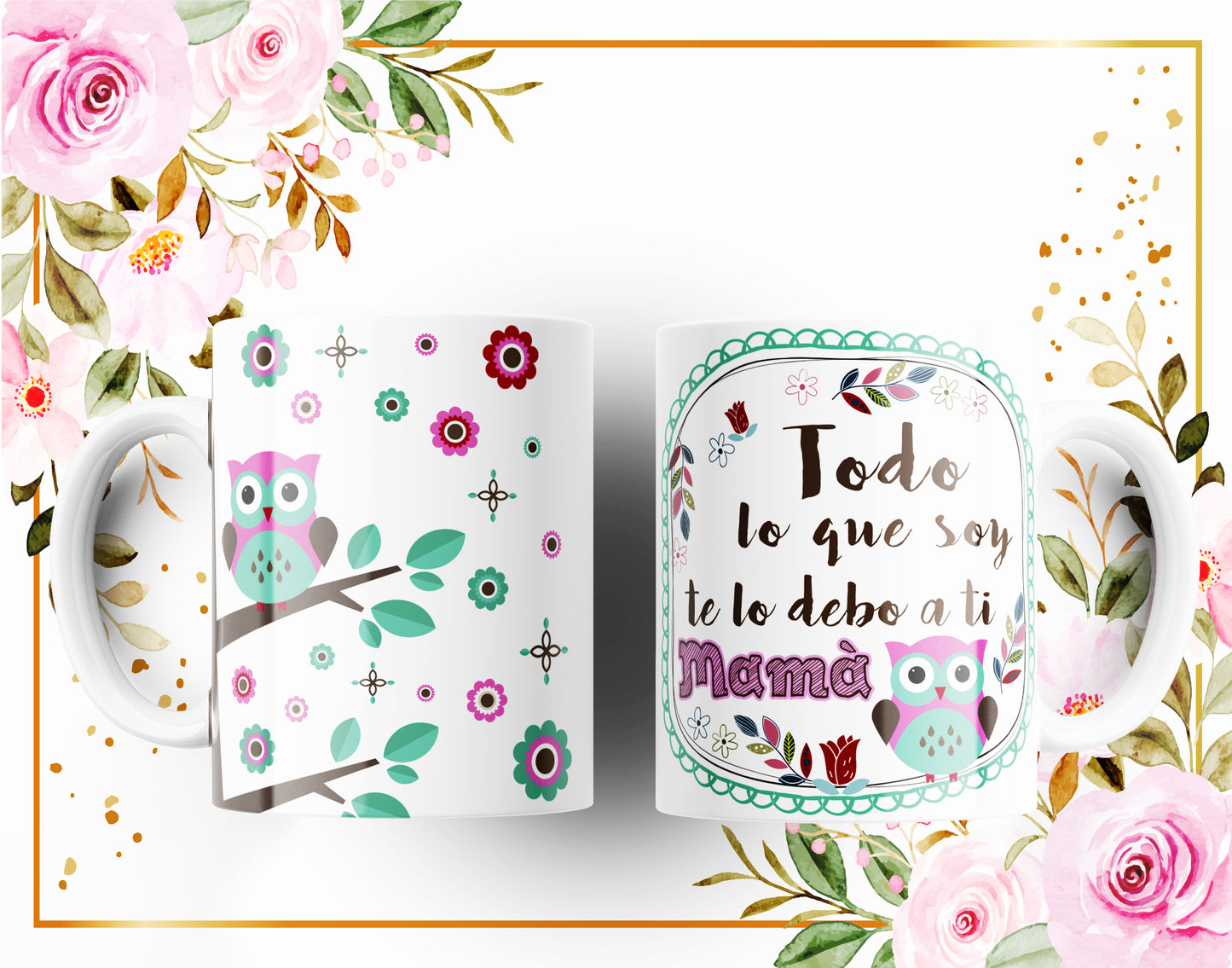 30 Tazas frases para mamá con foto