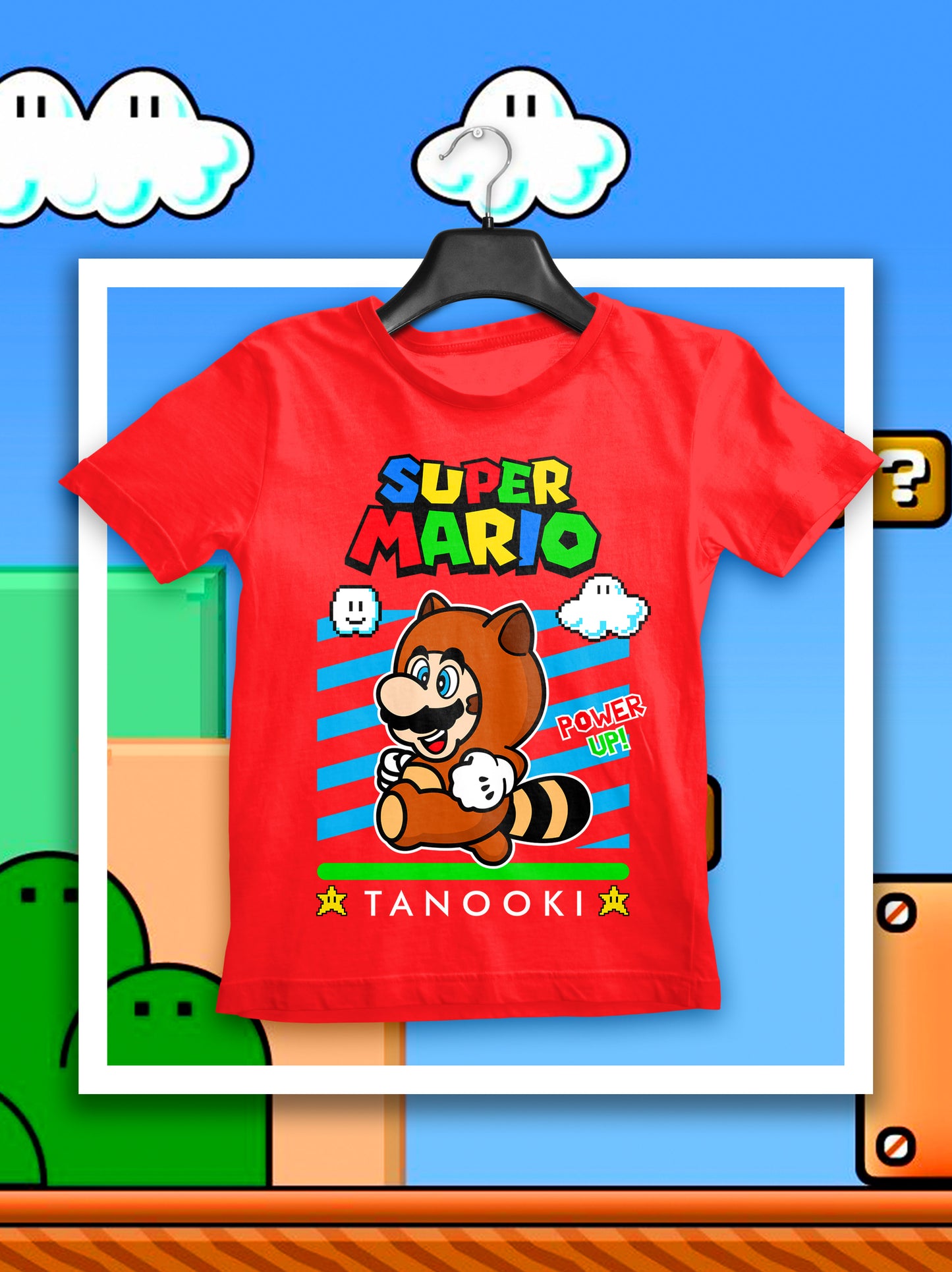 8 Camisas Mario Power Up