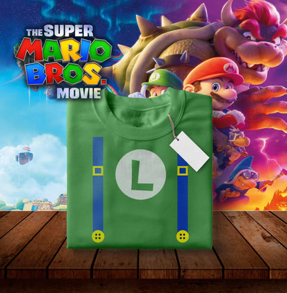 8 Camisas Mario Bros símbolos