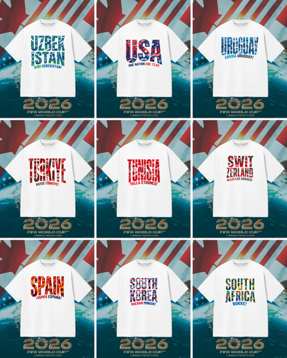 44 Camisas Mundial 2026 Países