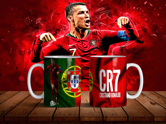 10 Tazas Cristiano Ronaldo CR7 / Portugal