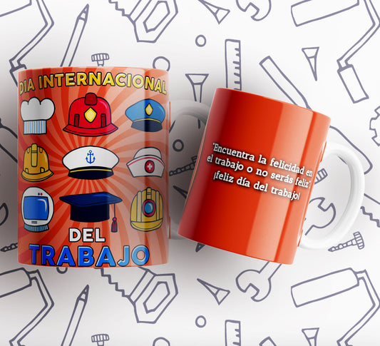 15 Tazas día del trabajador frases