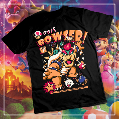 5 Camisas Mario Personajes