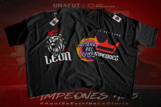 Camisa Negra Campeón 2025 Liga Deportiva Alajuelense