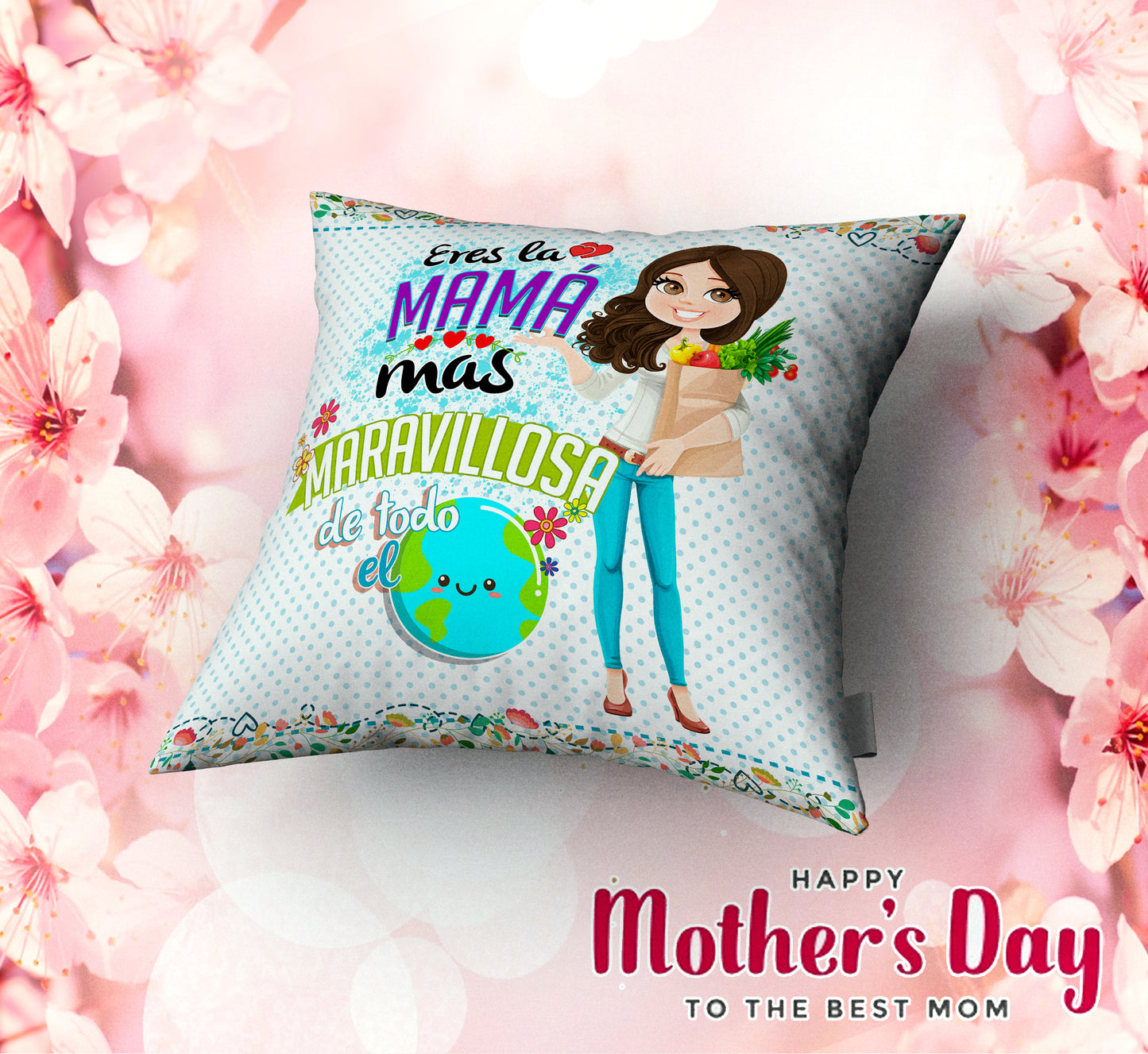 23 Almohadas día de la madre
