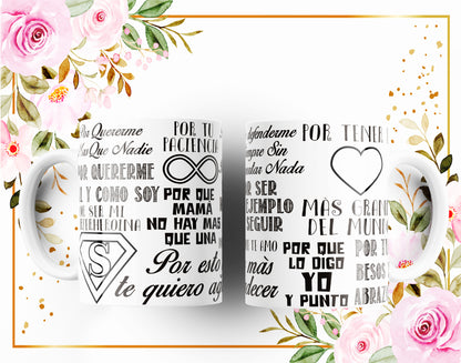 30 Tazas frases para mamá con foto