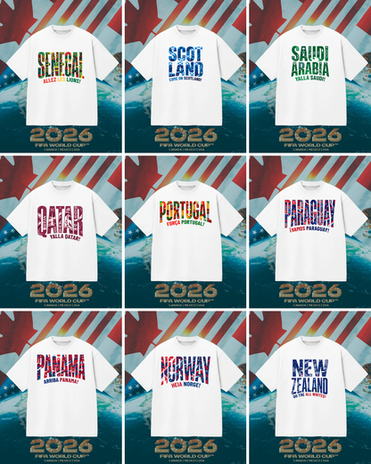 44 Camisas Mundial 2026 Países