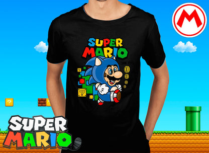 16 Camisas Mario Monedas