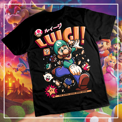 5 Camisas Mario Personajes
