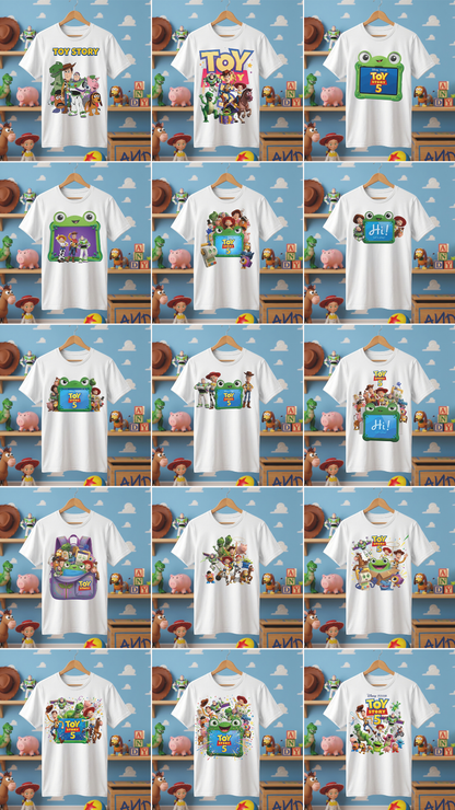 69 Camisas Toy Story 5