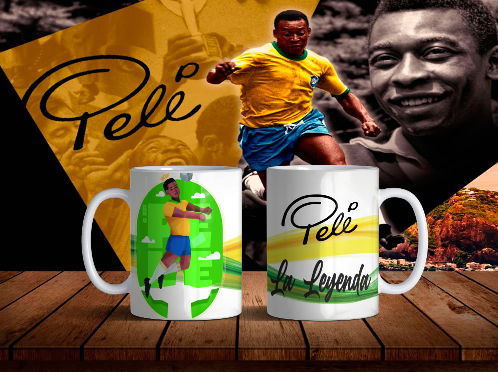 9 Tazas Pelé