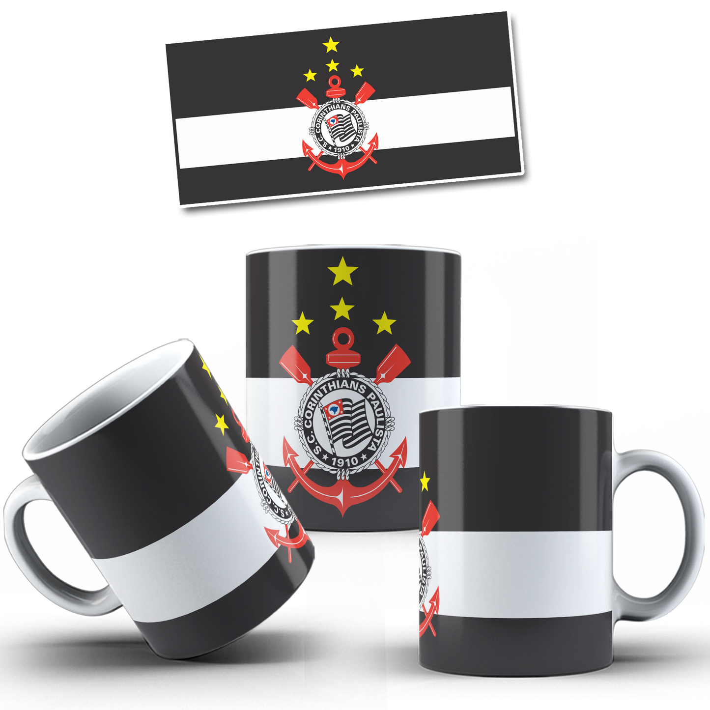30 Tazas Futbol Brasil