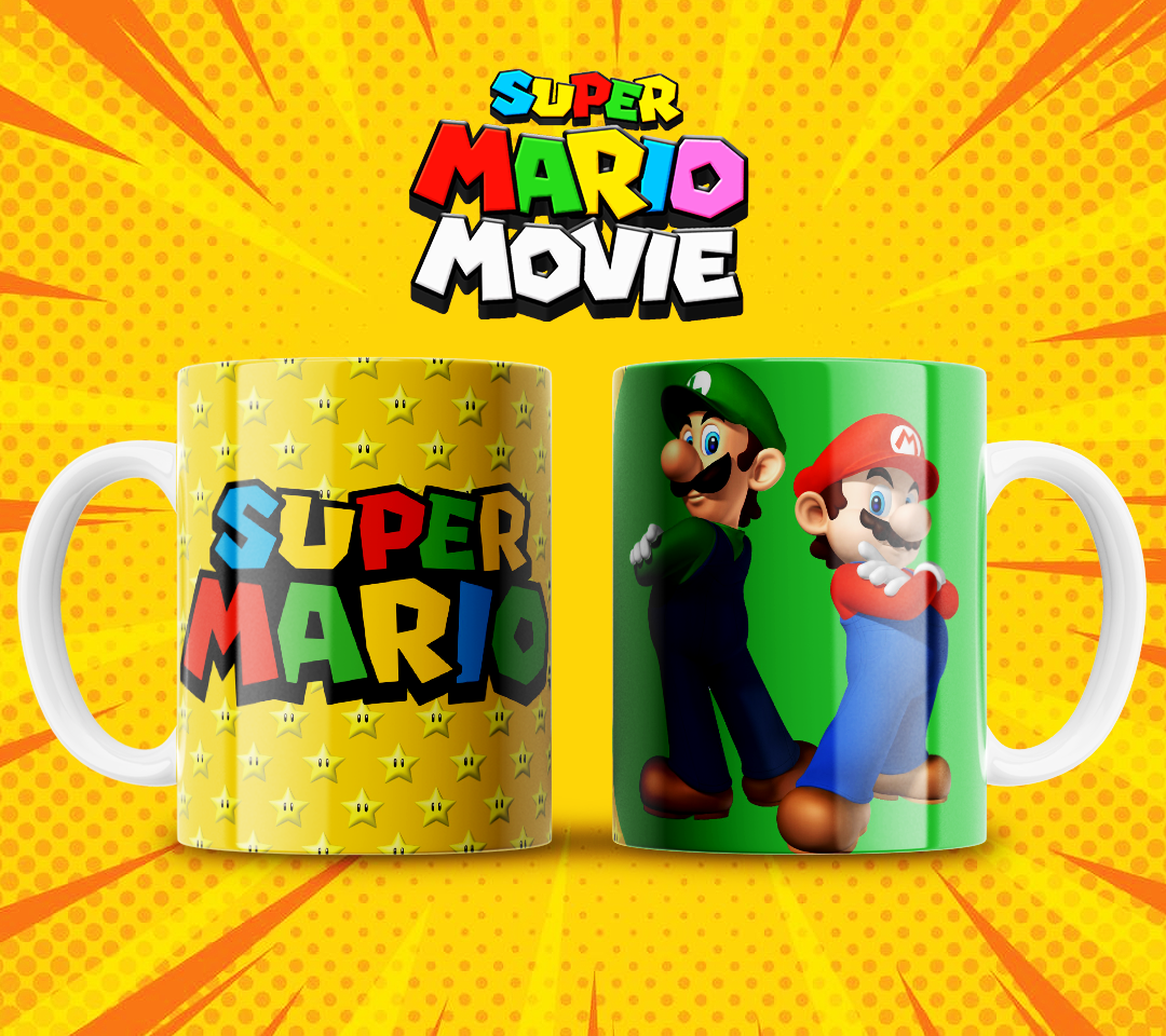 8 Tazas Super Mario Movie