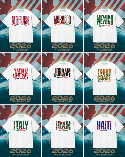 44 Camisas Mundial 2026 Países