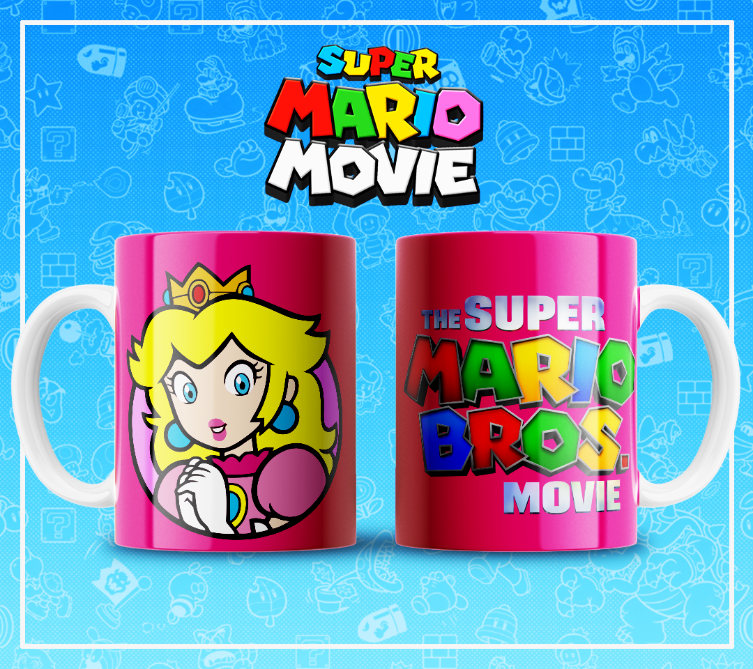5 Tazas Mario logos