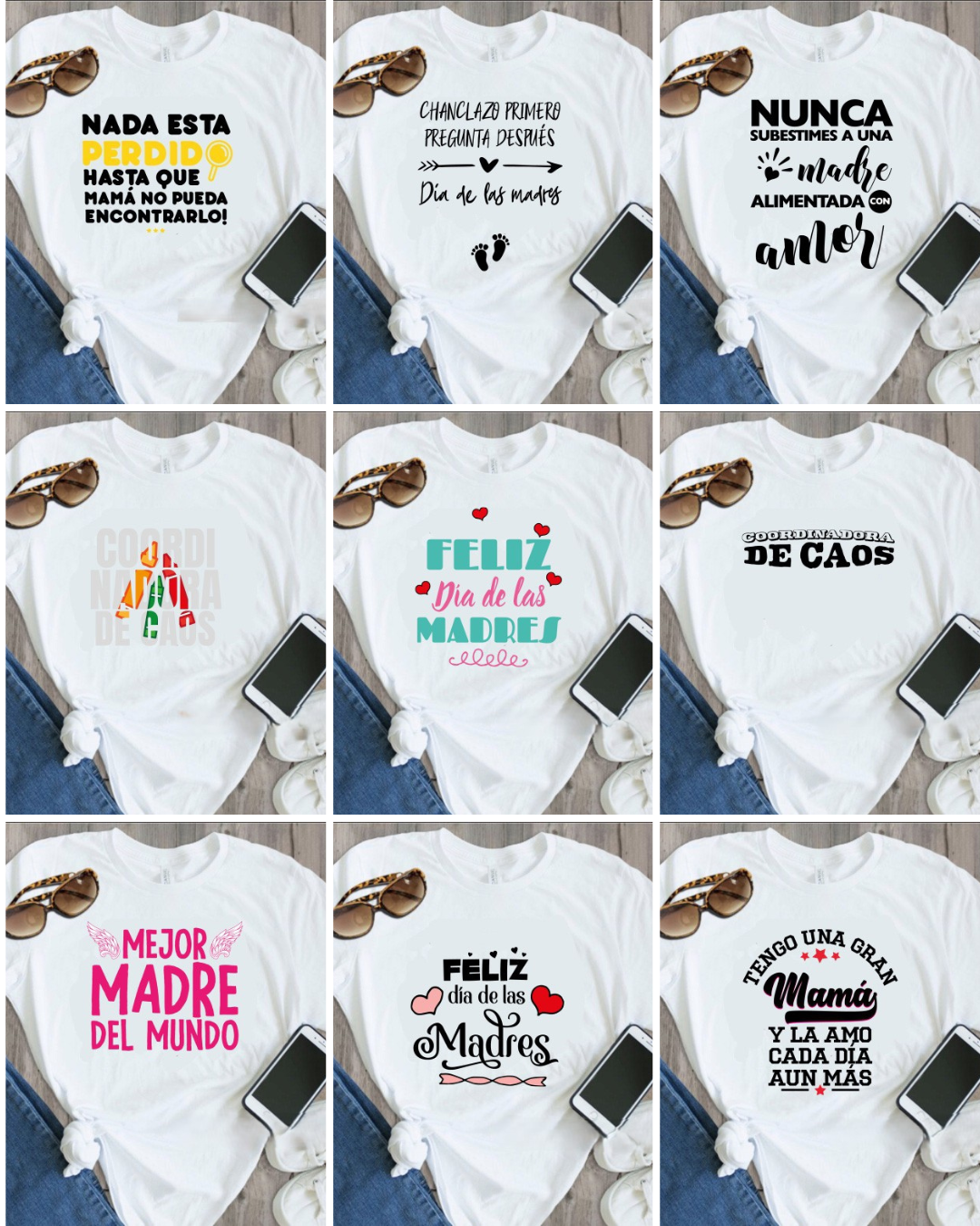 43 Camisas Felíz Día Madres