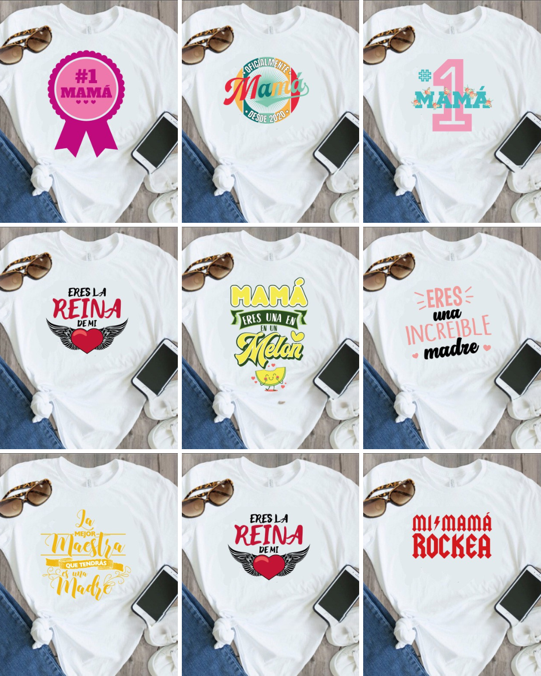 43 Camisas Felíz Día Madres
