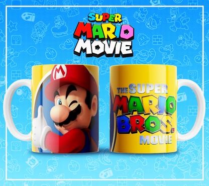 5 Tazas Mario logos