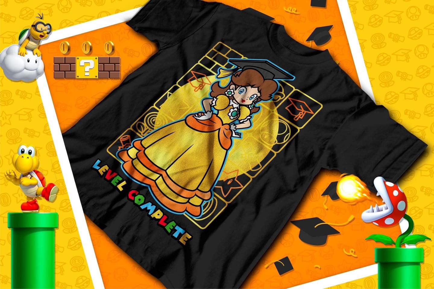 10 Camisas Mario Bros Graduados