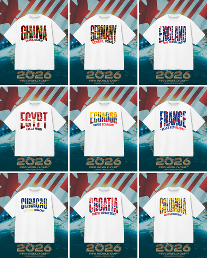 44 Camisas Mundial 2026 Países