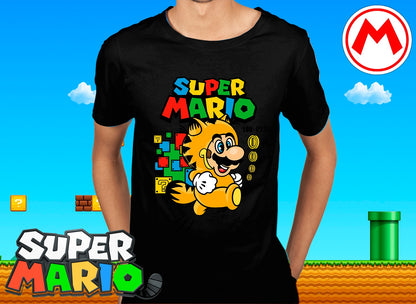 16 Camisas Mario Monedas