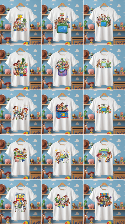 69 Camisas Toy Story 5