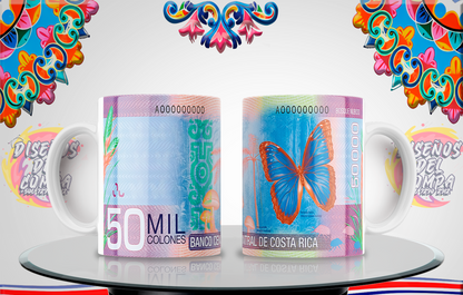 Cups Discontinued Banknotes Costa Rica