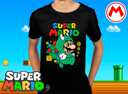 16 Camisas Mario Monedas