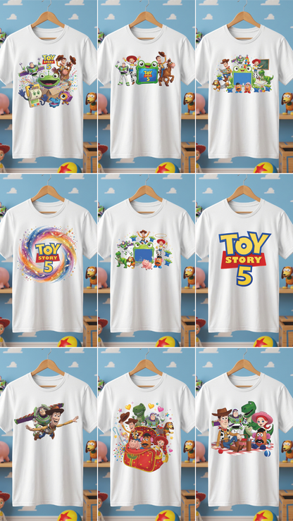 69 Camisas Toy Story 5