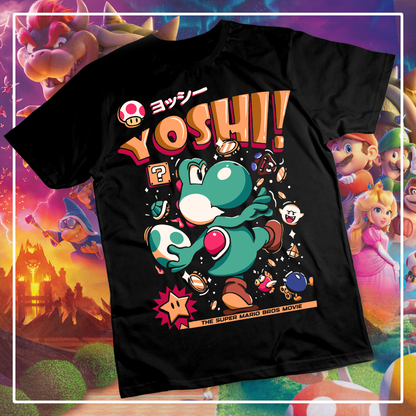 5 Camisas Mario Personajes