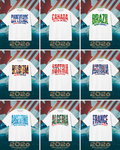 44 Camisas Mundial 2026 Países